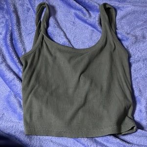 grey crop top